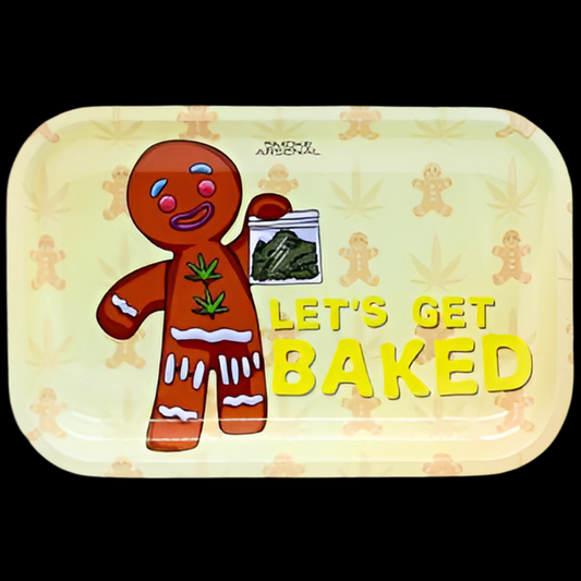 SMK Arsenal Medium Metal Tray - Lets Get Blazed (28cm x 18cm)