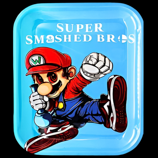 SMK Arsenal Large Metal Tray - Super Smashed Bro's (34cm x 28cm)